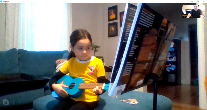 Skype guitar lessons